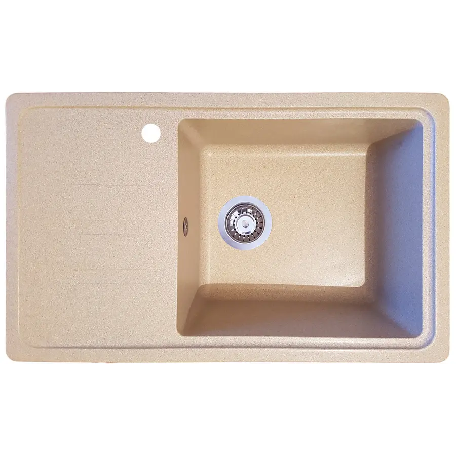 Гранітна кухонна мийка Valeti 63L 435x710 мм