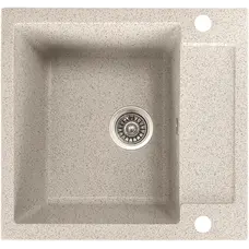 Гранітна кухонна мийка Valetti 69D 495х520 мм