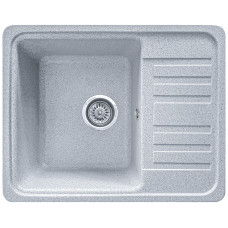 Гранітна кухонна мийка EcoLine 9N 570x460мм Сірий
