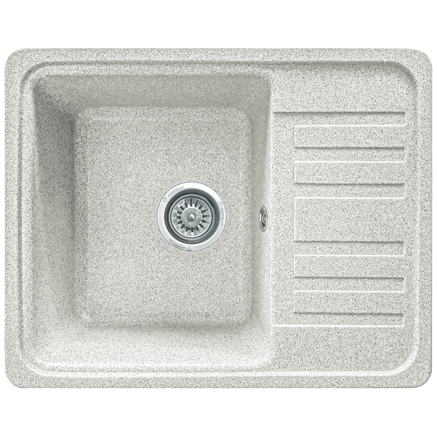 Гранітна кухонна мийка EcoLine 9N 570x460мм Сірий