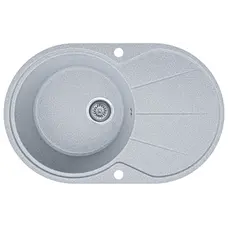 Гранітна кухонна мийка EcoLine 18D 775x495мм Сірий