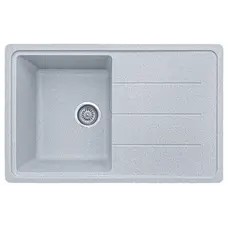 Гранітна кухонна мийка EcoLine 24N 780x500мм Сірий