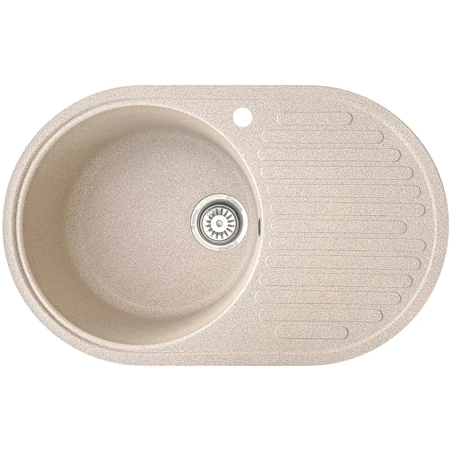 Гранітна кухонна мийка EcoLine 42R 730х460мм