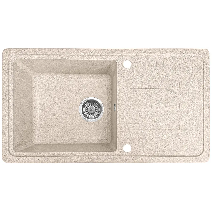 Гранітна кухонна мийка Valetti 36D 435x780 мм