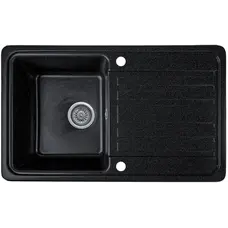 Гранітна кухонна мийка Valetti 17D 760x460мм Чорний