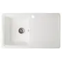 Гранитная кухонная мойка Valetti Europe модель №17 белая 76 * 46