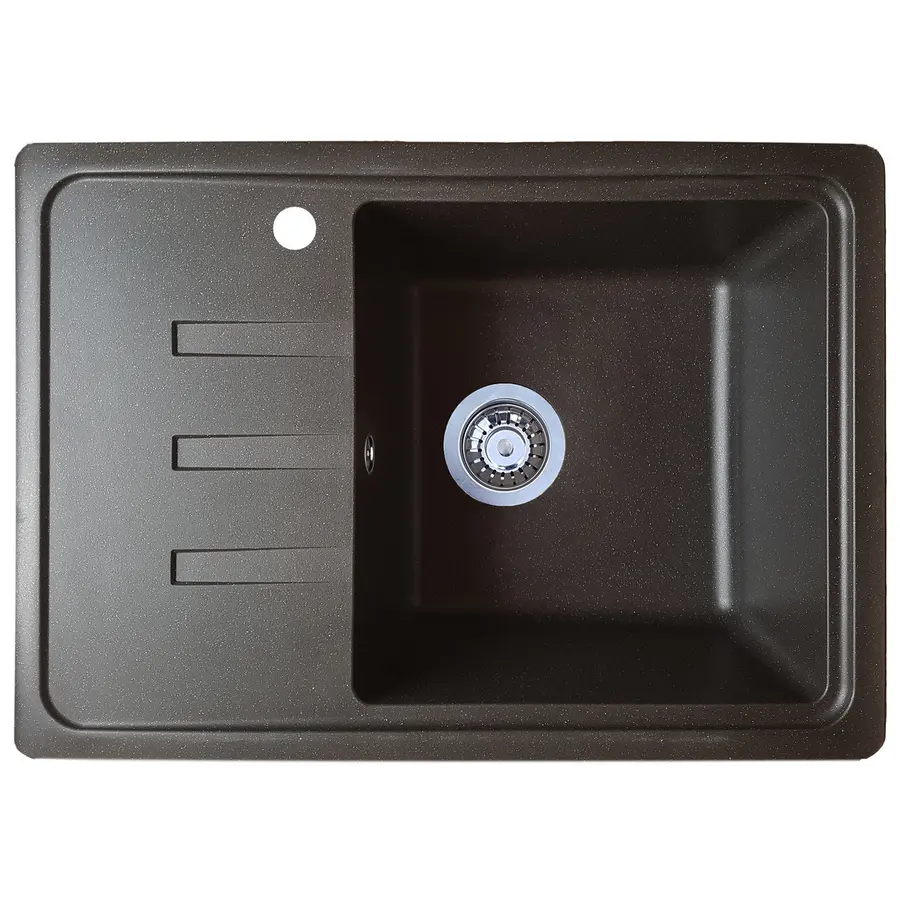 Гранитная мойка Valetti Europe модель №35 черная 62 * 44