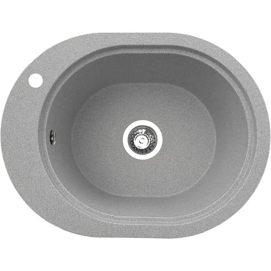 Гранитная кухонная мойка Valetti Europe модель №61 серая 56 * 43