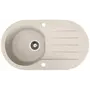 Гранитная кухонная мойка Valetti Europe модель №67 бежевая 77 * 43