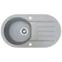 Гранитная кухонная мойка Valetti Europe модель №67 серая 77 * 43