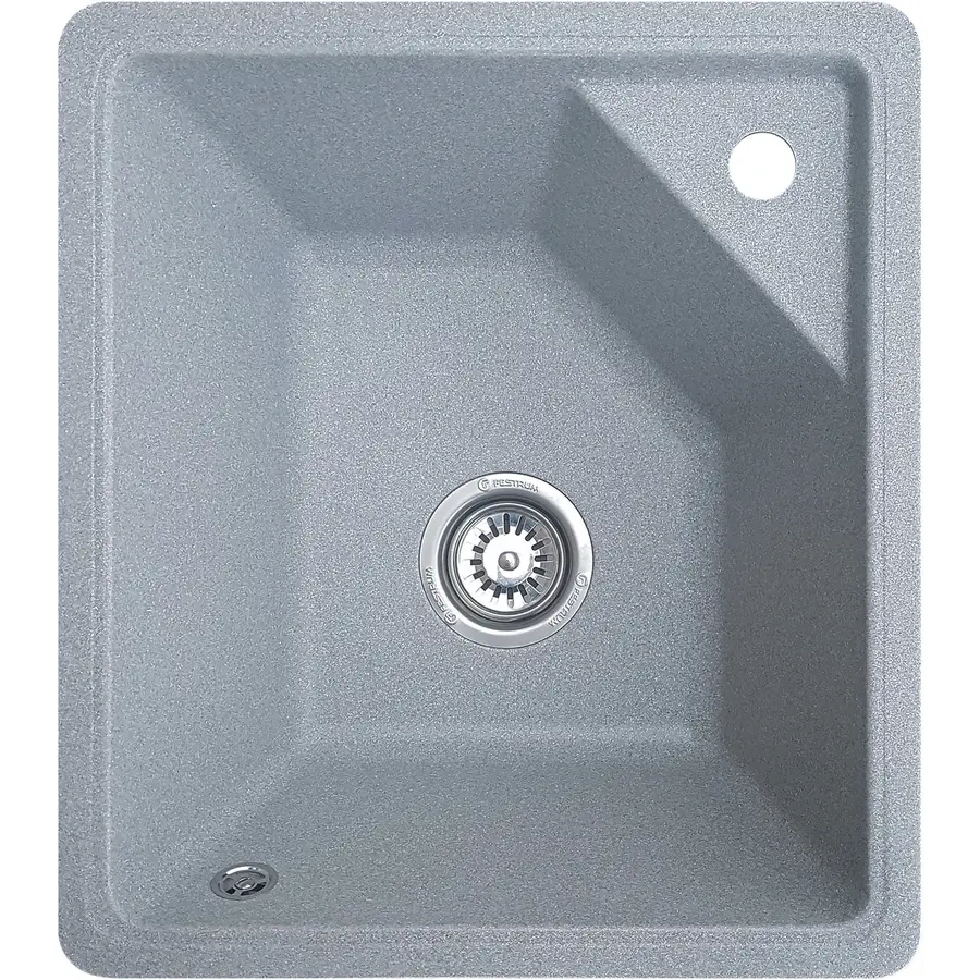 Гранитная кухонная раковина Valetti EcoLine модель №76 бежевая 52 * 46