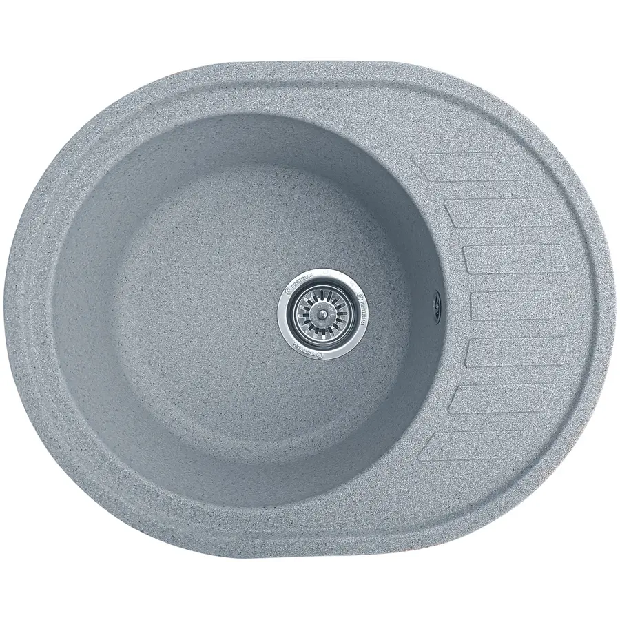 Гранитная кухонная мойка Valetti Premium модель №23 бежевая 62 * 50