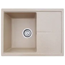 Кухонна гранітна мийка Valetti Europe модель №6A сіра 50 см