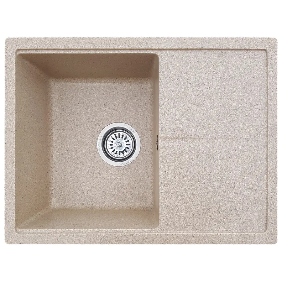 Кухонная гранитная мойка Valetti Europe модель №6A серая 50 см