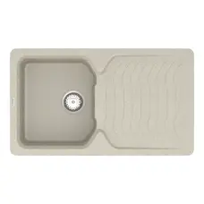 Кухонна гранітна мийка VANKOR Sigma SMP 02.85 Terra + сифон