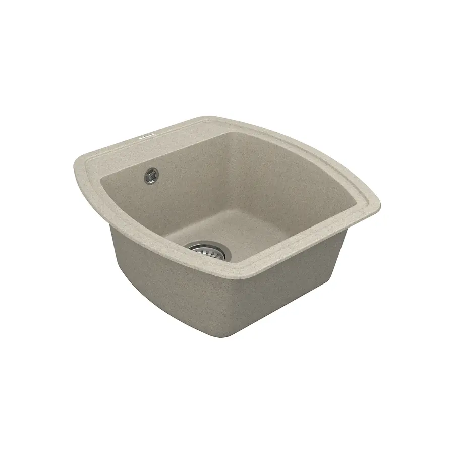 Кухонна гранітна мийка VANKOR Norton NMP 01.48 Terra + сифон