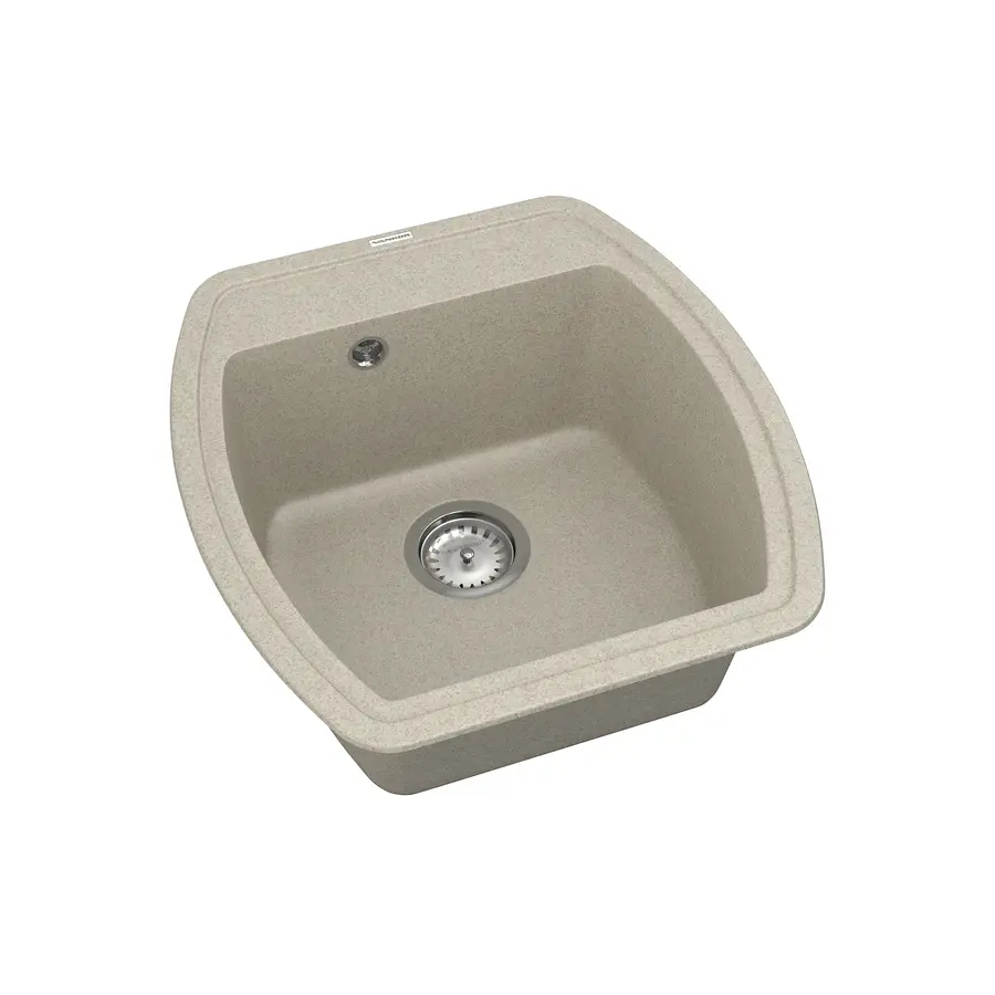 Кухонна гранітна мийка VANKOR Norton NMP 01.48 Terra + сифон