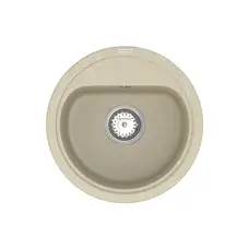 Кухонна гранітна мийка VANKOR Lira LMR 01.44 Beige + сифон