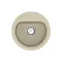 Кухонна гранітна мийка VANKOR Lira LMR 01.44 Beige + сифон