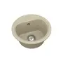 Кухонна гранітна мийка VANKOR Lira LMR 01.44 Beige + сифон