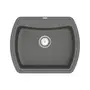 Кухонна гранітна мийка VANKOR Norton NMP 01.63 Gray + сифон