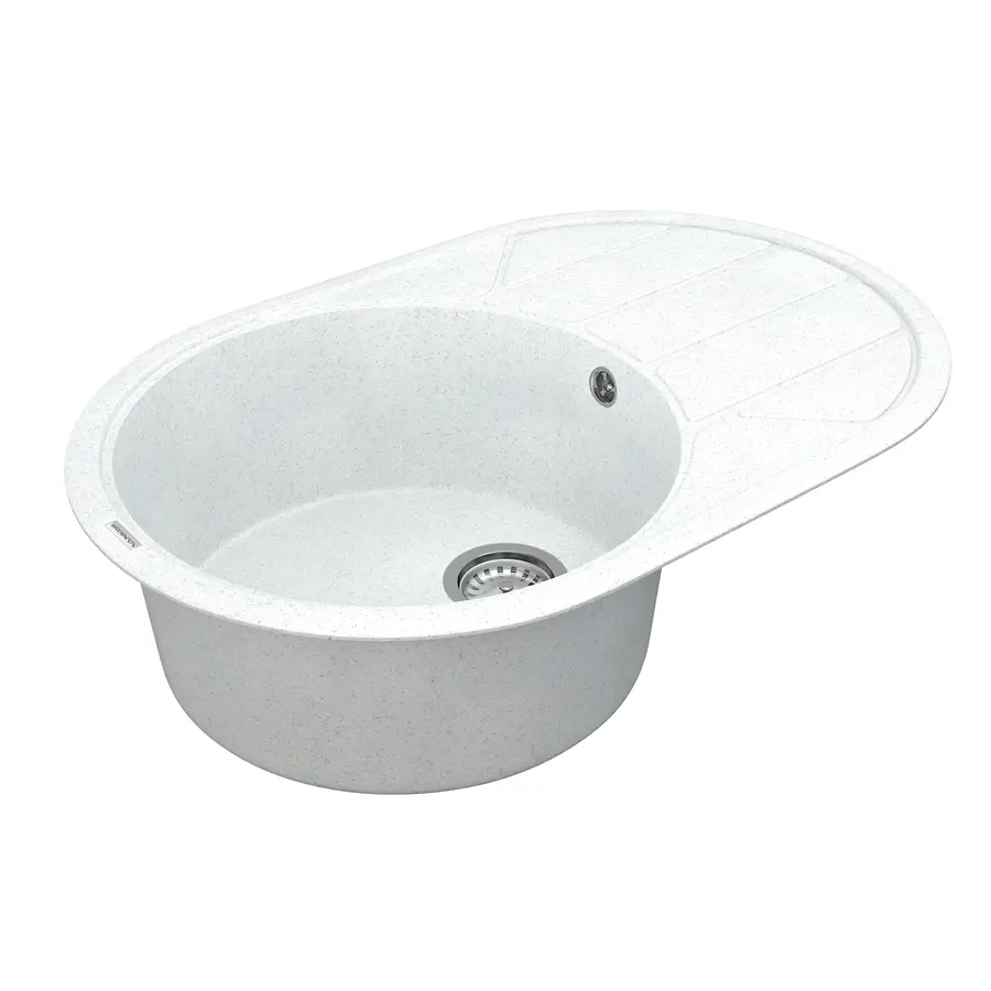 Кухонна мийка Easy EMO 02.78 White stone + сифон