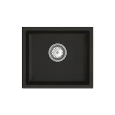 Кухонна мийка Orman PM 01.44 Black + сифон