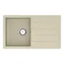 Кухонна гранітна мийка VANKOR Easy EMP 02.76 Beige + сифон