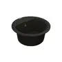 Кухонна гранітна мийка VANKOR Lira LMR 01.44 Black + сифон