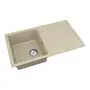 Кухонна гранітна мийка VANKOR Easy EMP 02.76 Beige + сифон