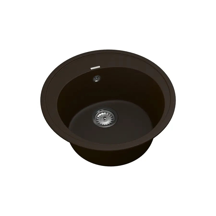 Кухонна гранітна мийка VANKOR Sity SMR 01.50 Chocolate + сифон