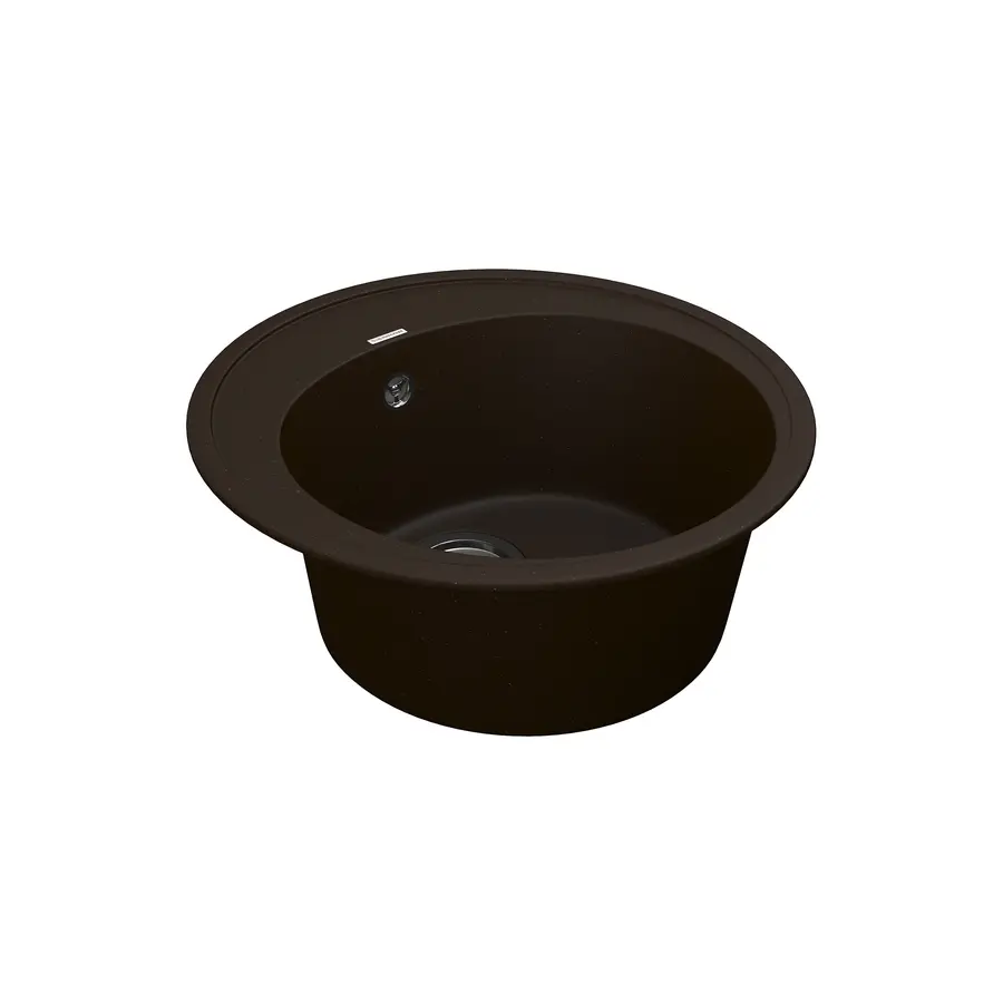 Кухонна гранітна мийка VANKOR Sity SMR 01.50 Chocolate + сифон