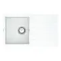 Кухонна гранітна мийка VANKOR Easy EMP 02.76 White stone + сифон