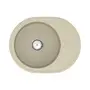 Кухонна гранітна мийка VANKOR Lira LMO 02.57 Beige + сифон