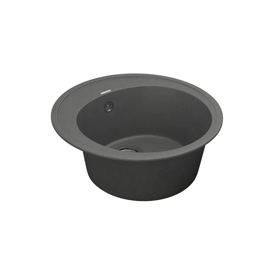 Кухонна гранітна мийка VANKOR Sity SMR 01.50 Gray + сифон