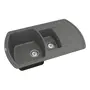 Кухонна гранітна мийка VANKOR Norton NMP 04.86 Gray + сифон