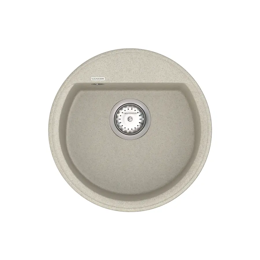 Кухонна гранітна мийка VANKOR Easy EMR 01.45 Terra + сифон