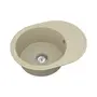 Кухонна гранітна мийка VANKOR Lira LMO 02.57 Beige + сифон