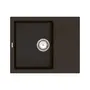 Кухонна гранітна мийка VANKOR Orman OMP 02.61 Chocolate + сифон