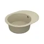 Кухонна гранітна мийка VANKOR Lira LMO 02.57 Beige + сифон