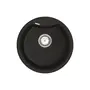 Кухонна гранітна мийка VANKOR Vena VMR 01.48 Black + сифон