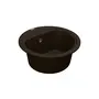 Кухонна гранітна мийка VANKOR Lira LMR 01.44 Chocolate + сифон