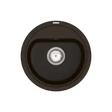 Кухонна гранітна мийка VANKOR Lira LMR 01.44 Chocolate + сифон