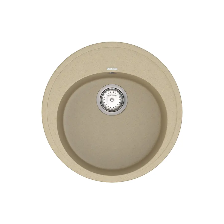 Кухонна гранітна мийка VANKOR Sity SMR 01.50 Safari + сифон