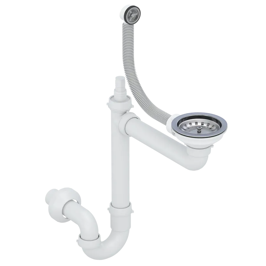 Сифон для кухонной мойки VANKOR 3 ½, одинарный