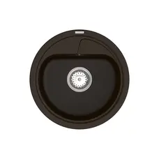 Кухонна гранітна мийка VANKOR Polo PMR 01.44 Chocolate + сифон