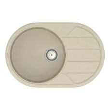 Кухонна мийка Easy EMO 02.78 Beige + сифон