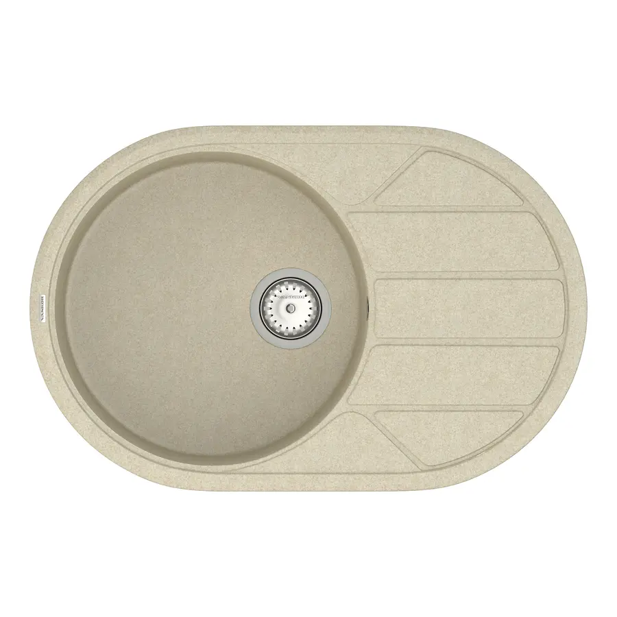 Кухонна мийка Easy EMO 02.78 Beige + сифон