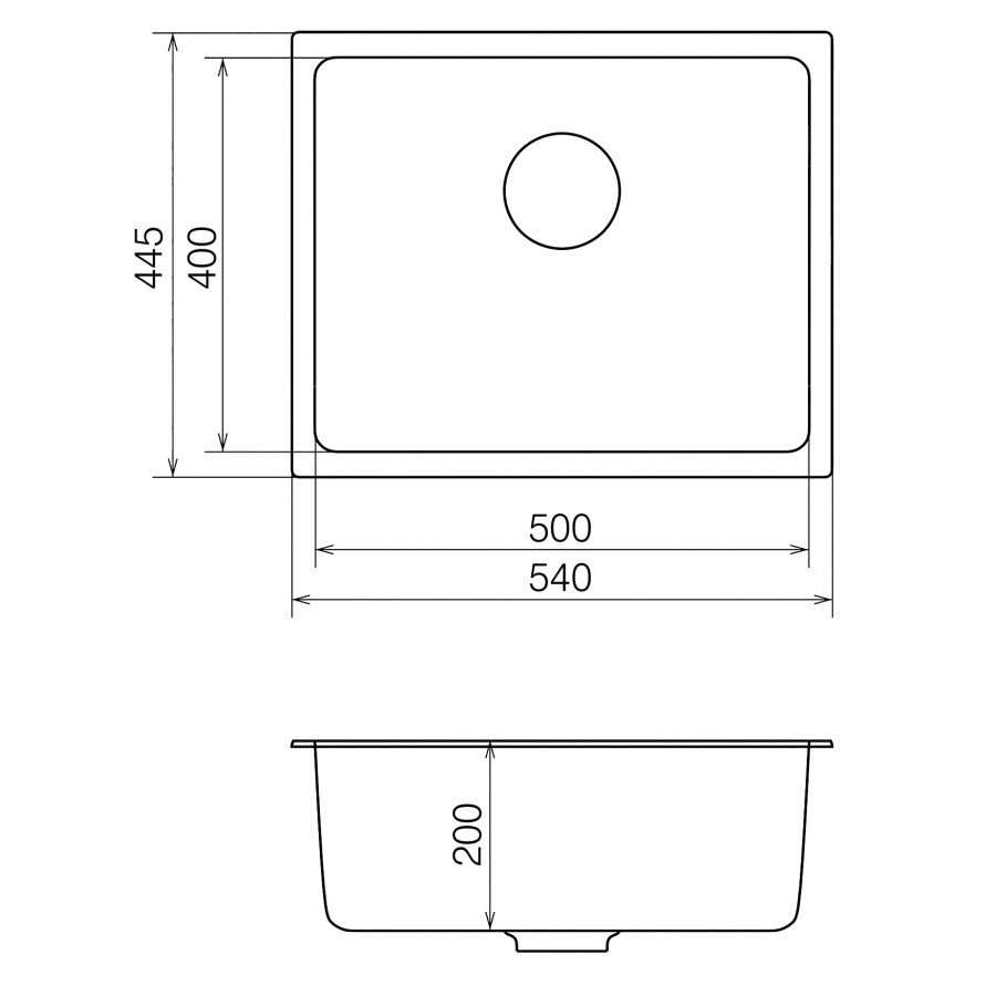 Кухонна мийка Orman PM 01.55 Gray + сифон