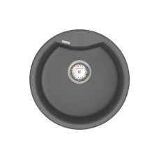 Кухонна гранітна мийка VANKOR Vena VMR 01.48 Gray + сифон
